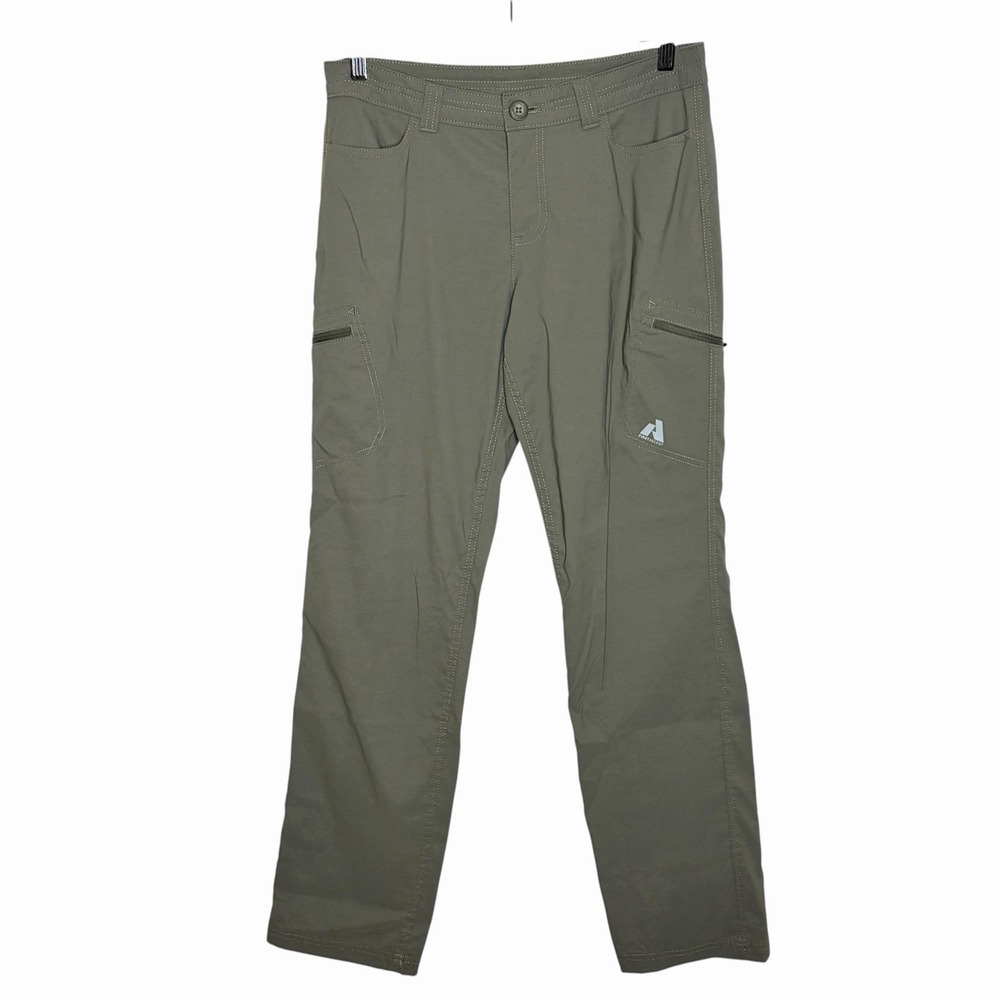 Eddie Bauer First Ascent Guide Pro Pants Taupe Womens 8 Hiking Outdoor Utility